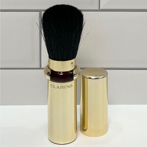 Clarins Gold Retractable Powder Brush